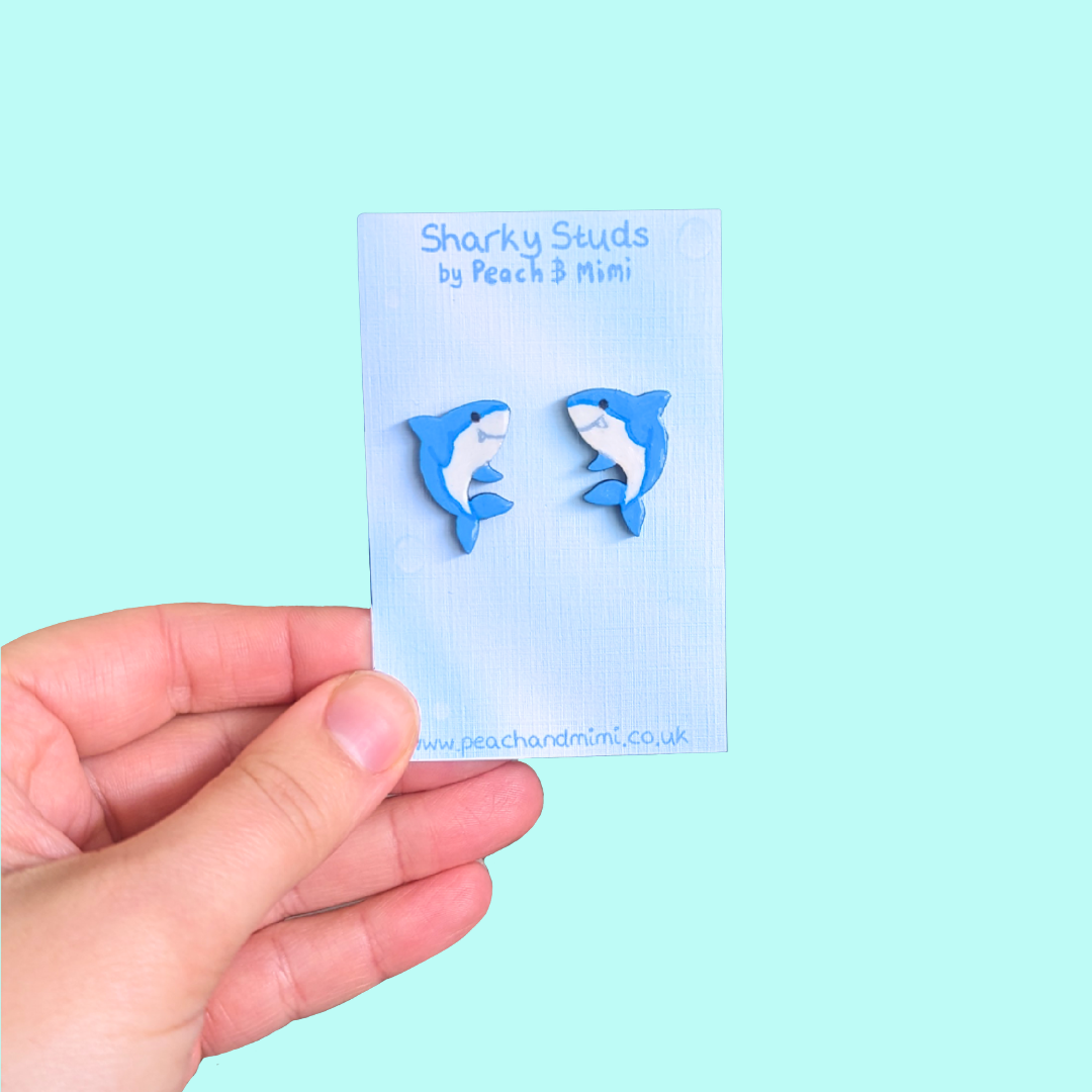 Sharky Stud Earring