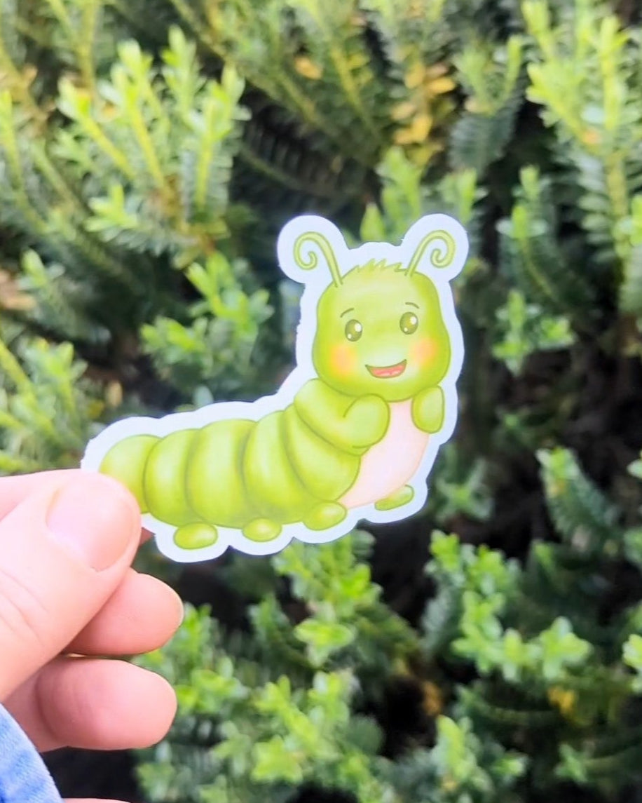 Caterpillar Vinyl Sticker