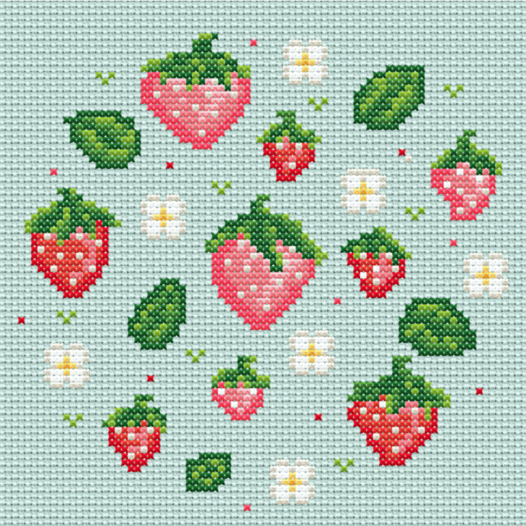 Strawbs Cross Stitch Kit