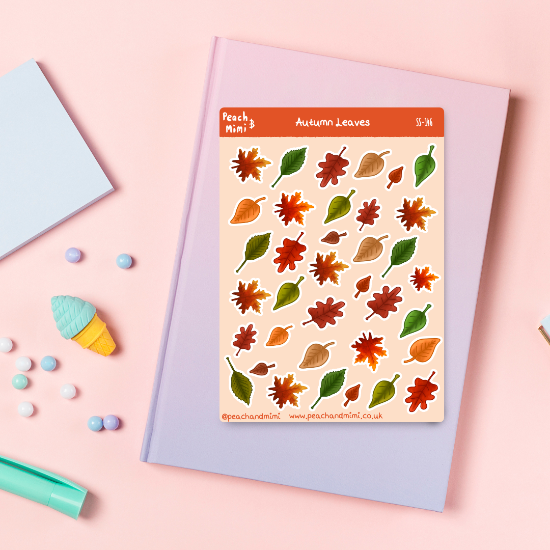 Autumn Leaves Sticker Sheet