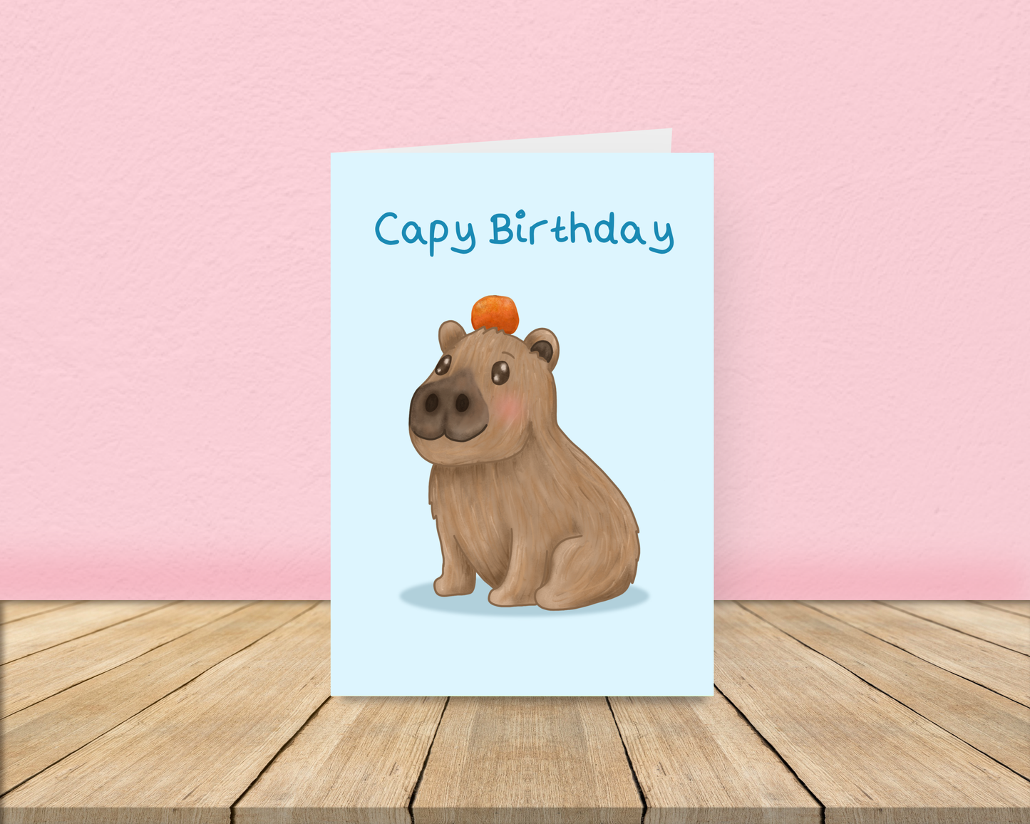 Capy Birthday - Capybara Birthday Card