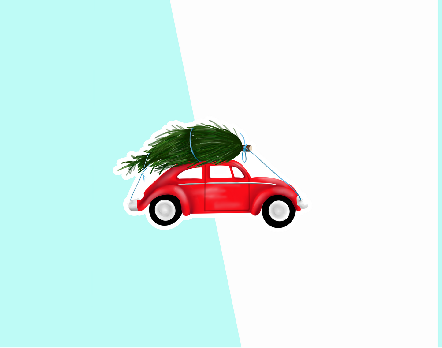 Driving Home Sticker