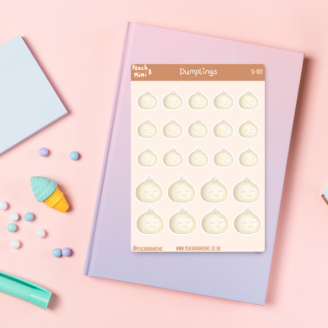 Dumpling Sticker Sheet