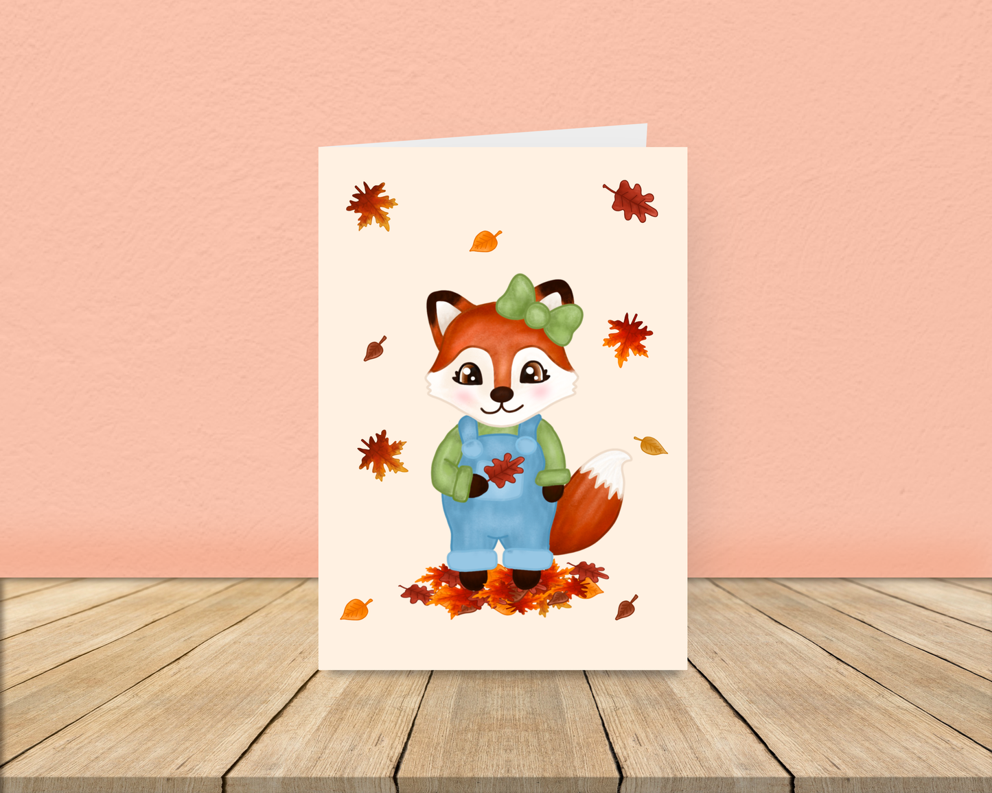 Fauna the Fox Greetings Card