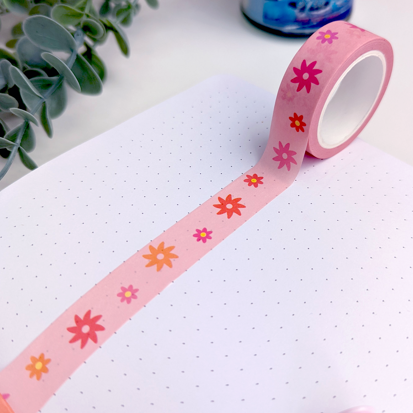 Floral Sunset Washi