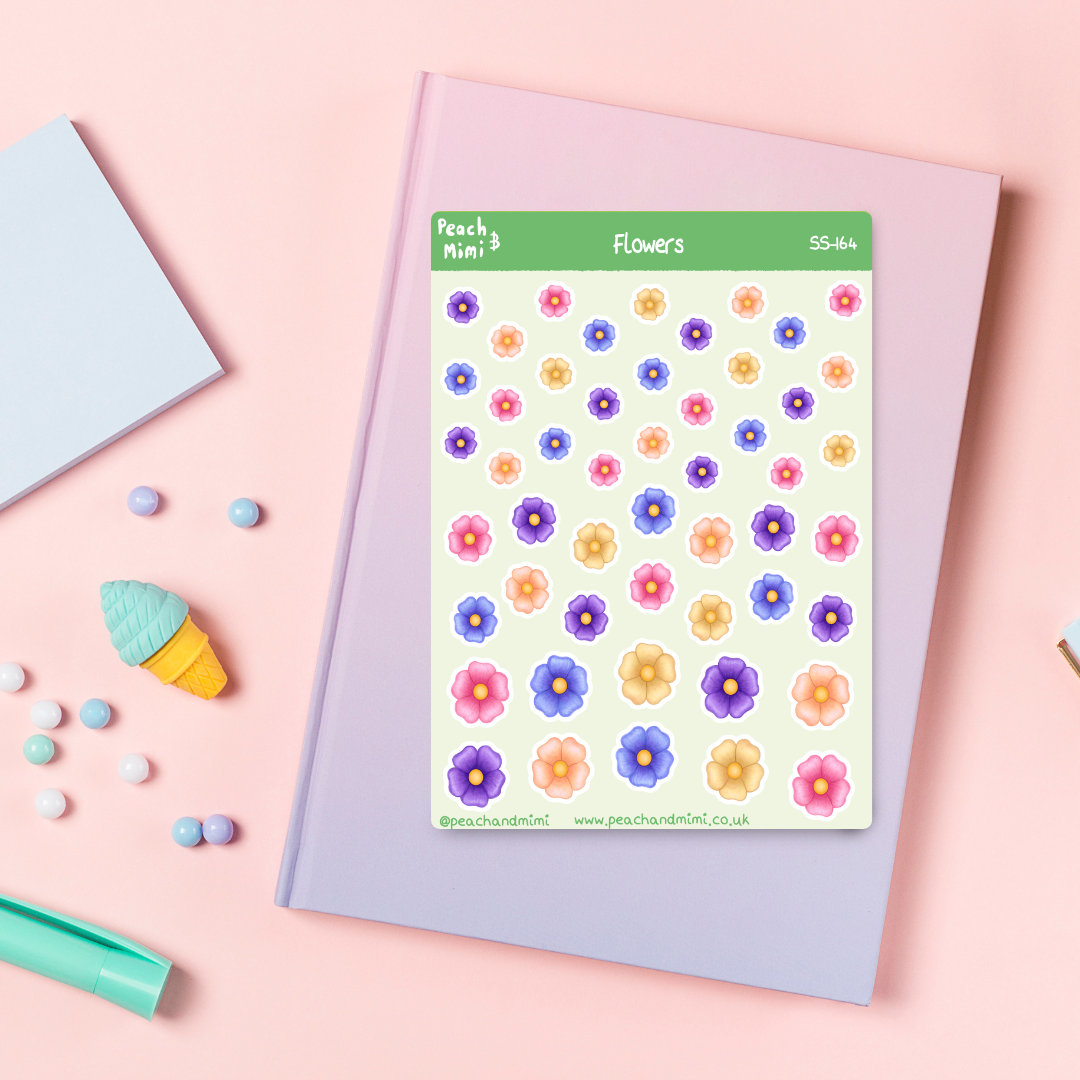 Flowers Sticker Sheet