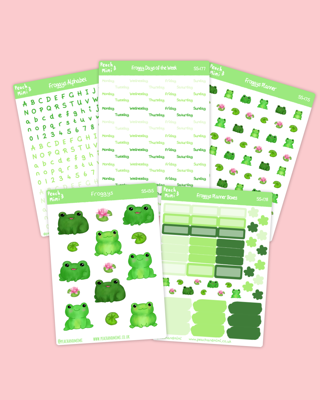 Froggys Sticker Sheet Bundle
