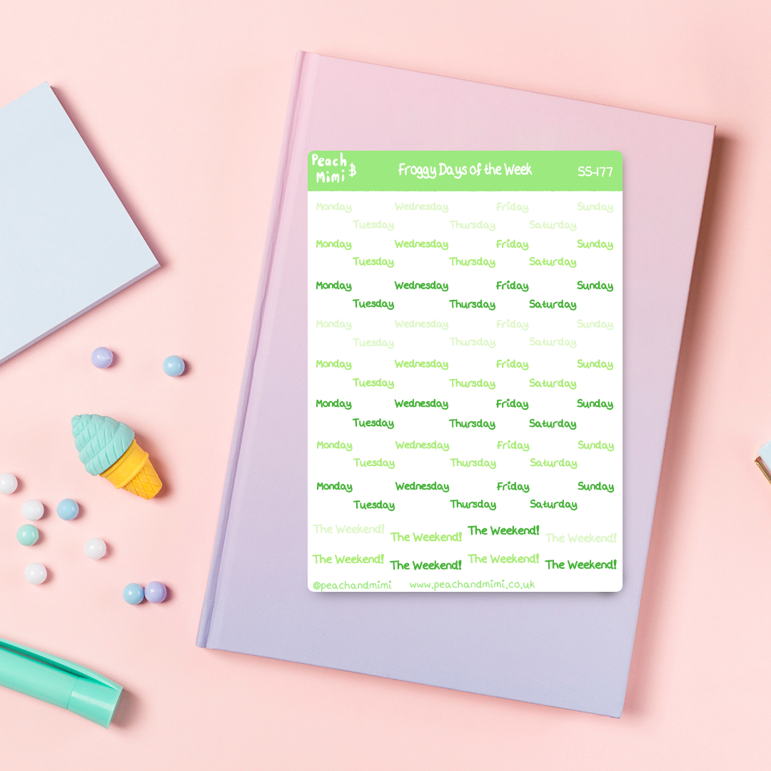 Froggys Sticker Sheet Bundle