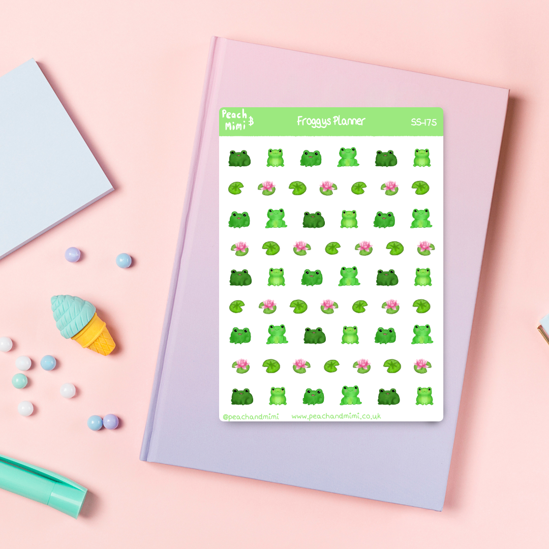 Froggys Planner Sticker Sheet
