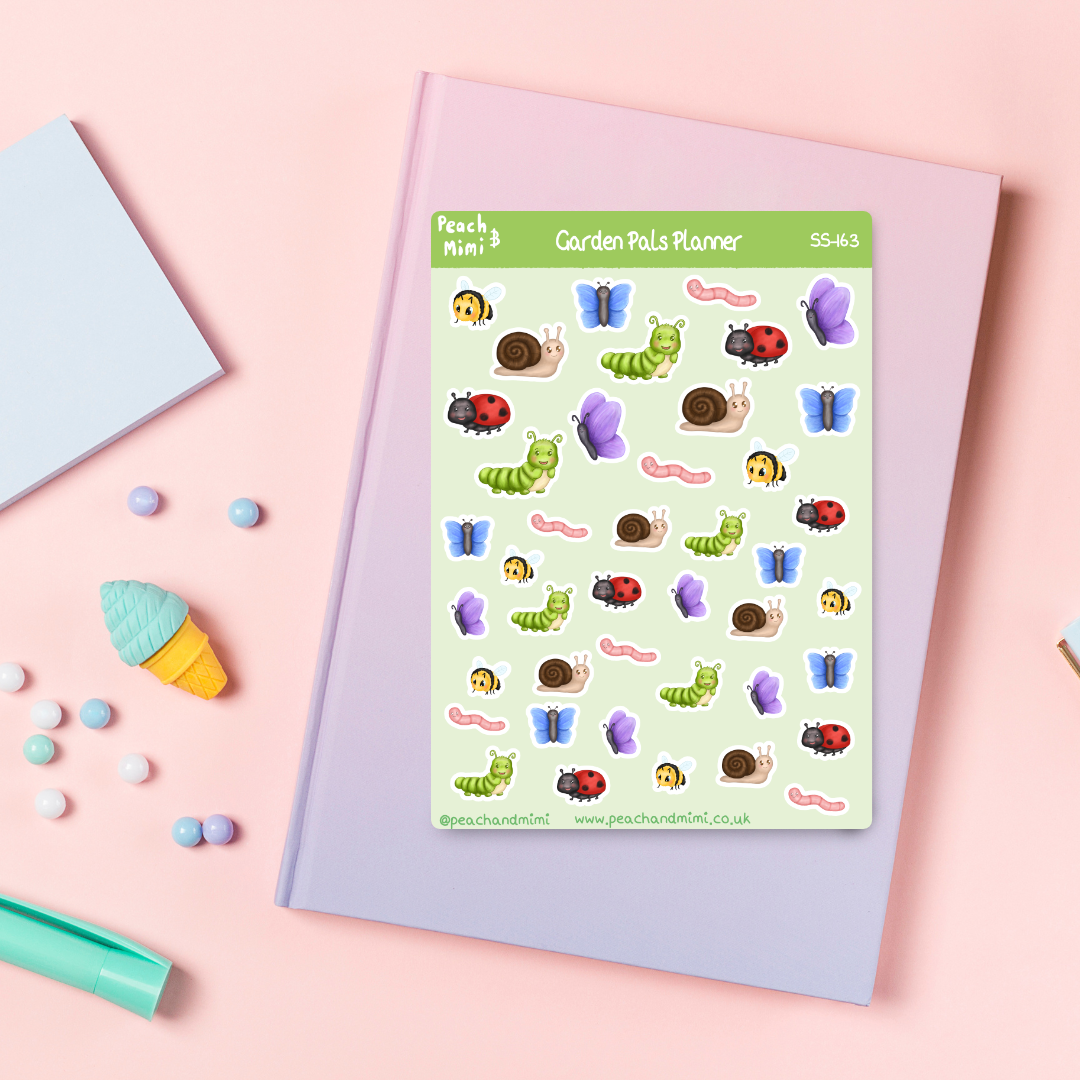 Garden Pals Planner Sticker Sheet
