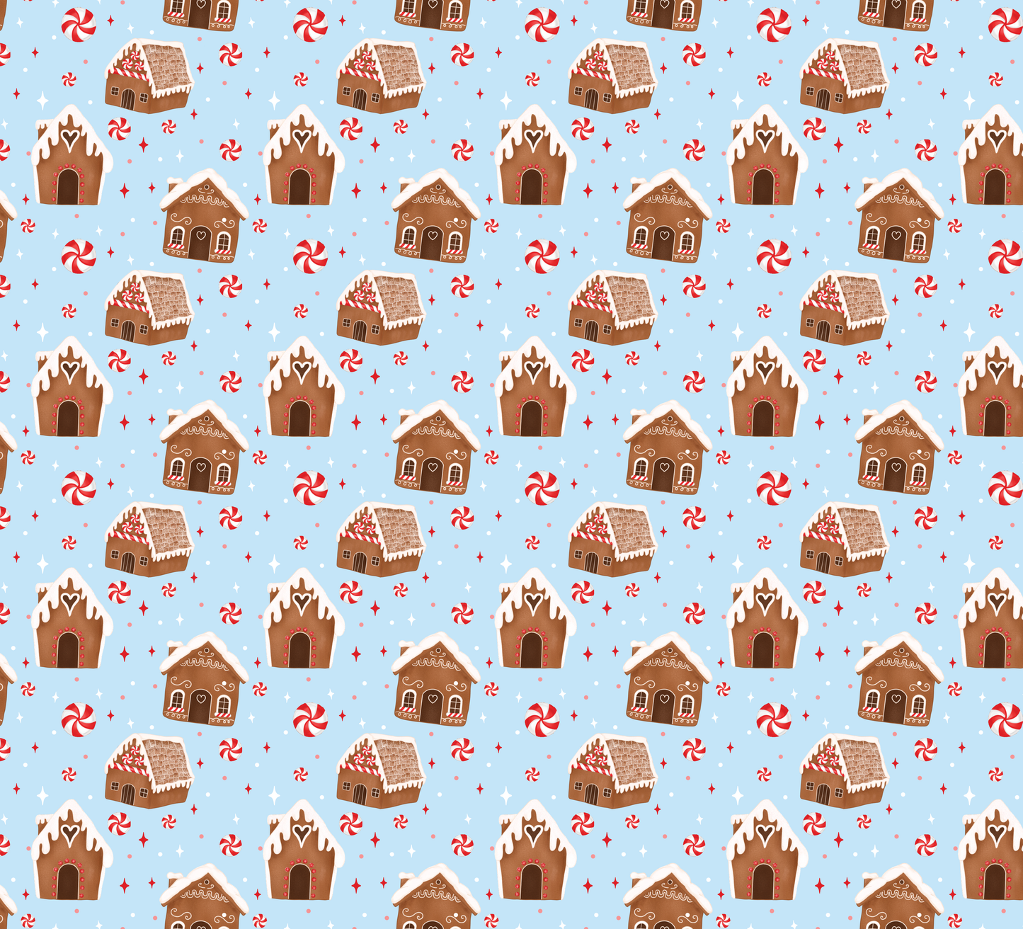 Gingerbread Lane Wrapping Paper