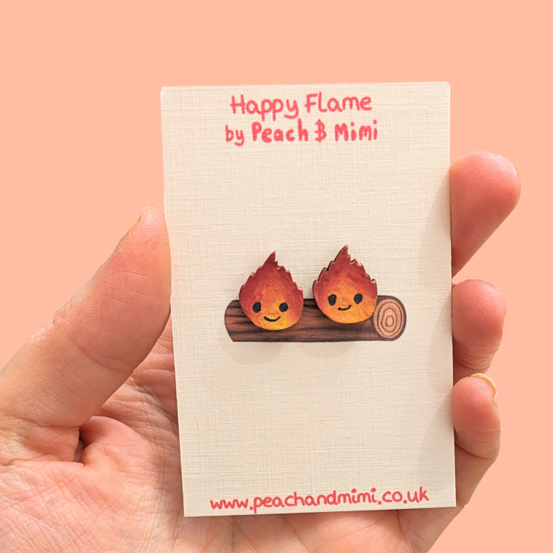 Happy Flame Earrings