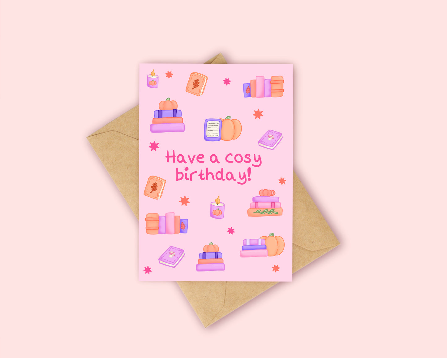 Cosy Birthday Autumn Nook Card