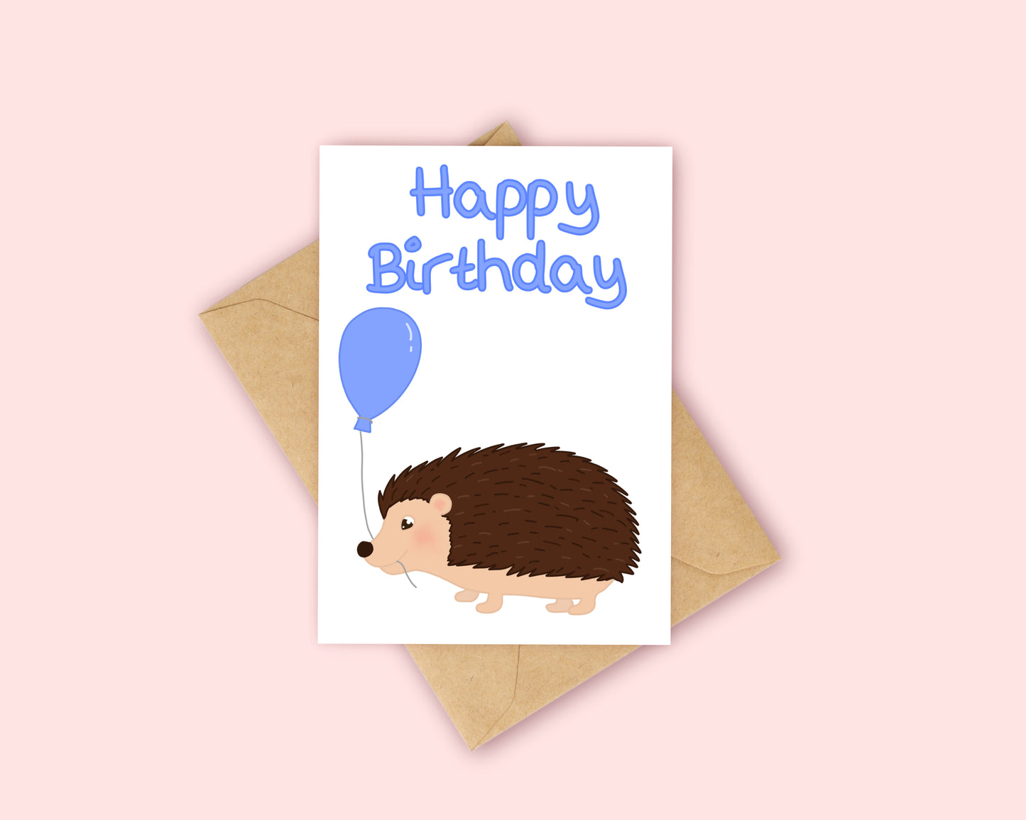 Hedgehog Birthday Card