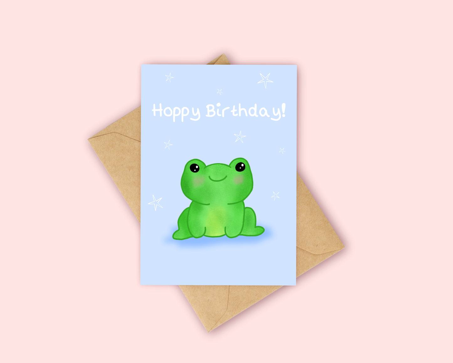 Hoppy Birthday - Frog Birthday Card