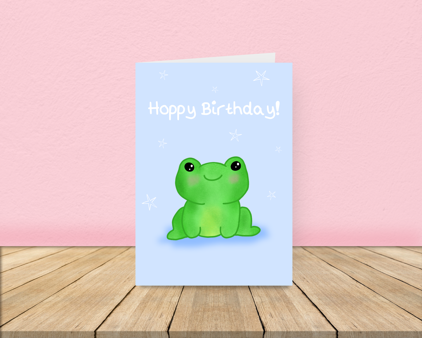 Hoppy Birthday - Frog Birthday Card