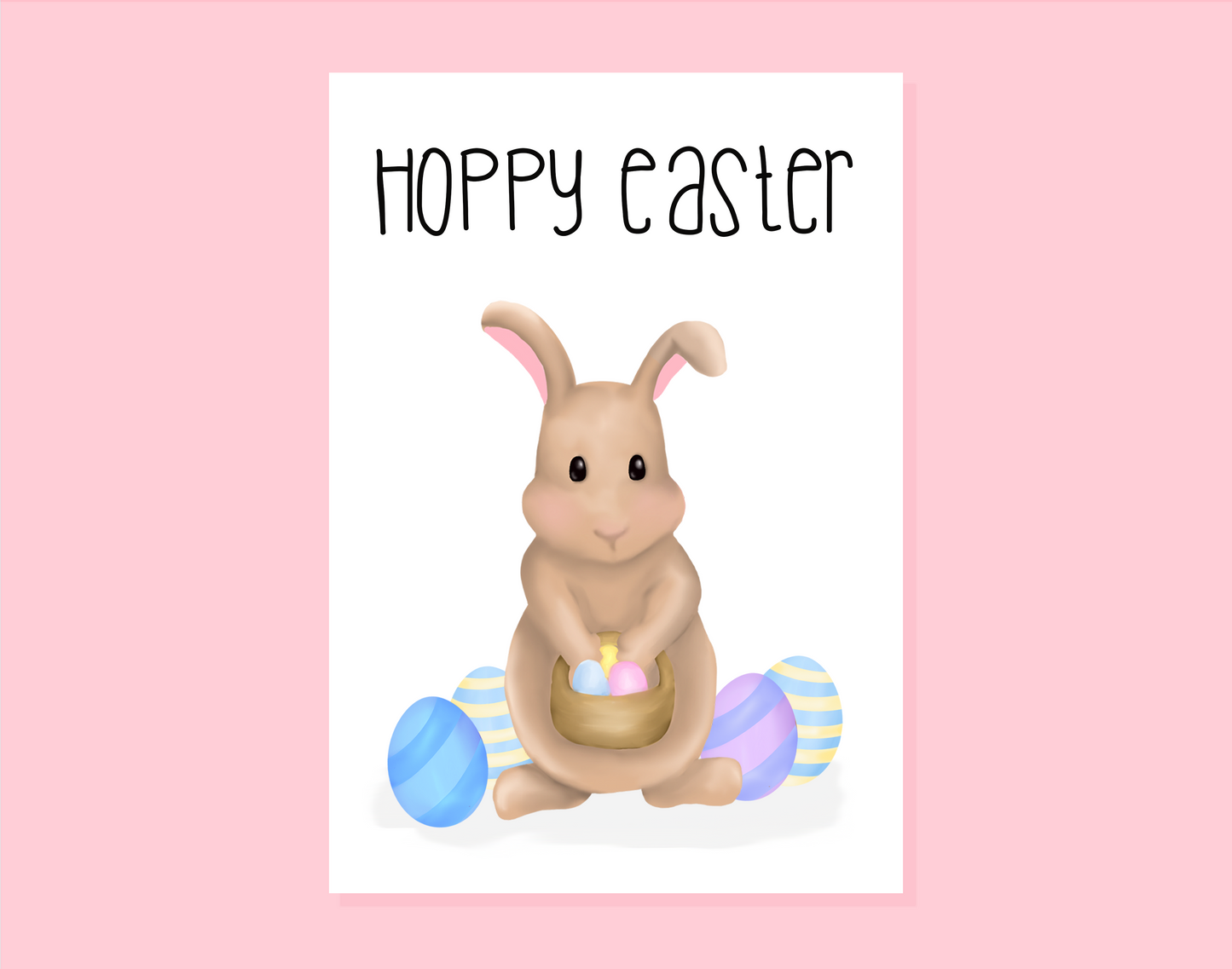 Hoppy Easter Card A5