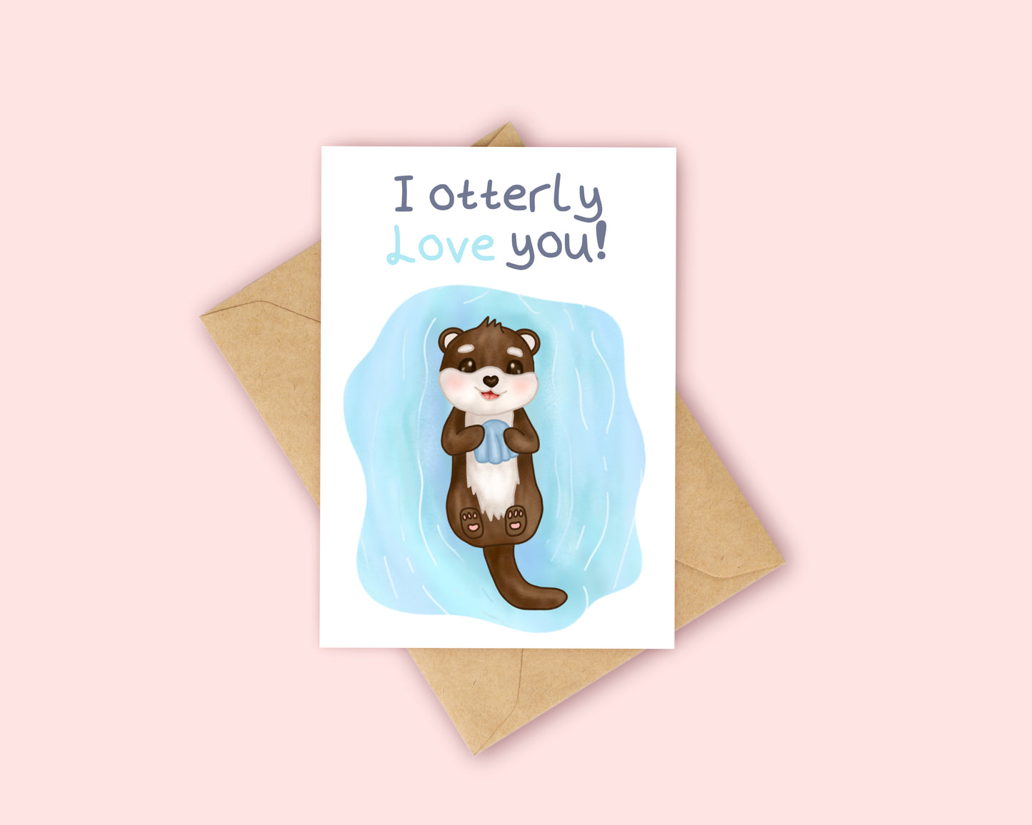 I otterly love you - Love Card