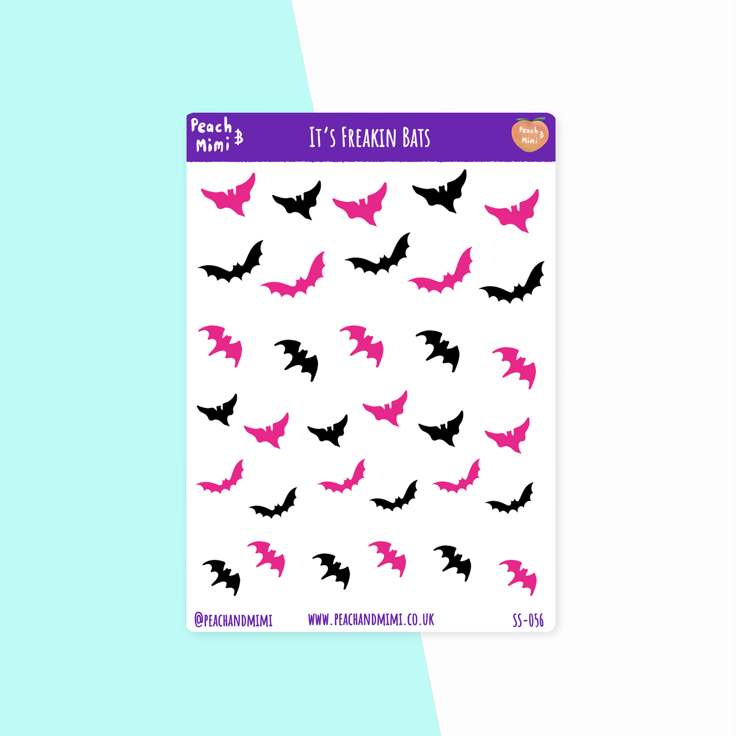 It's Freakin' Bats Sticker Sheet