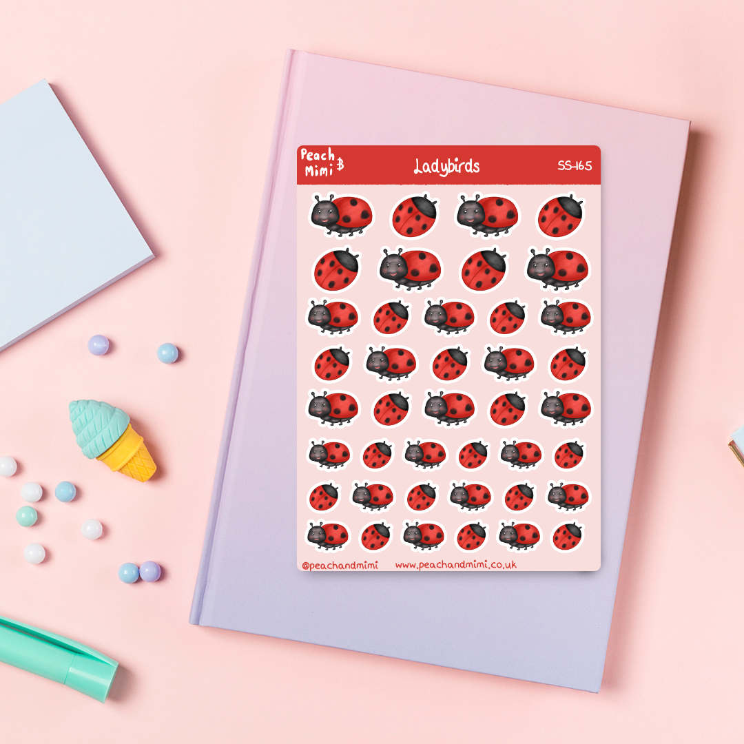 Ladybirds Sticker Sheet