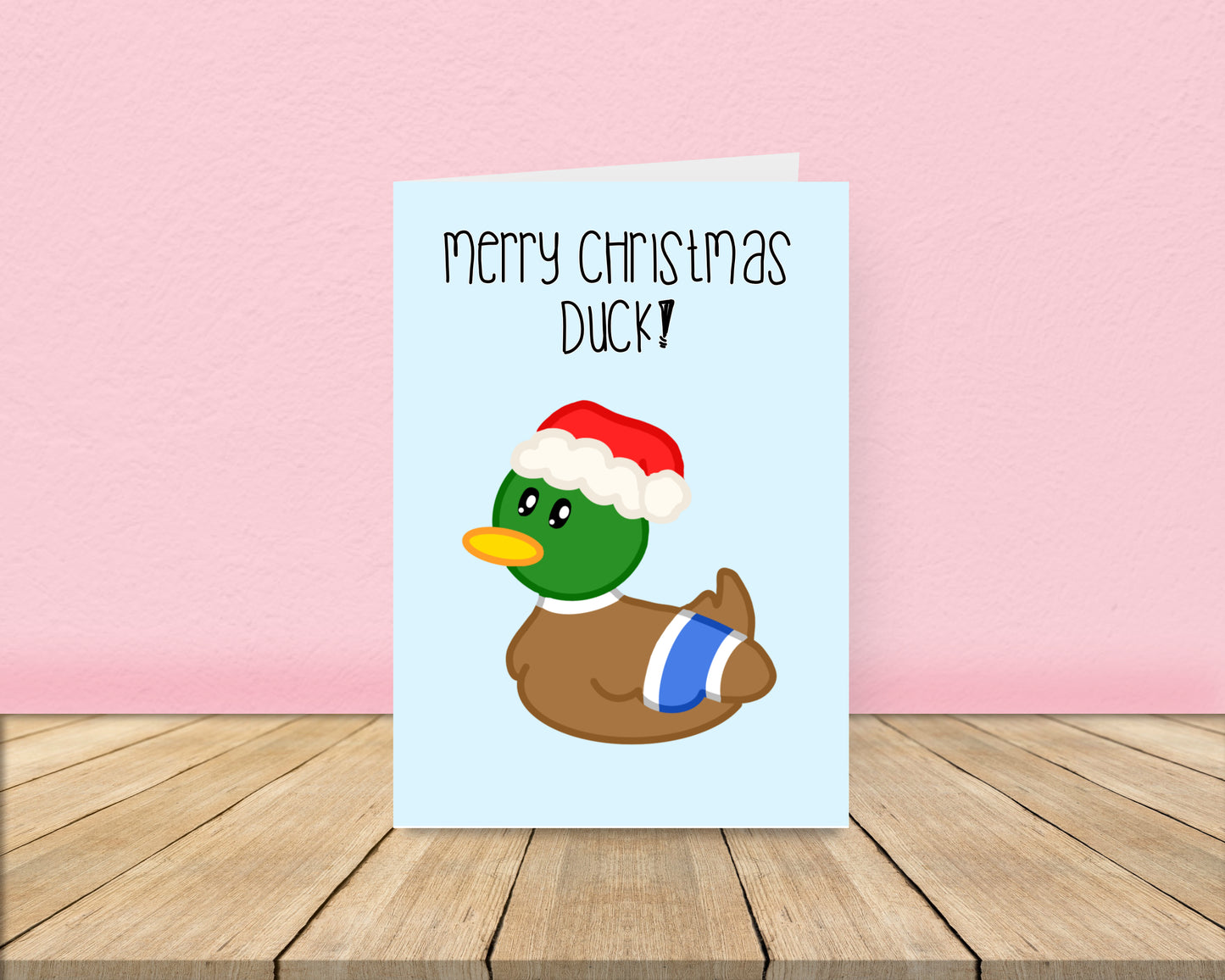 Merry Christmas Duck Card
