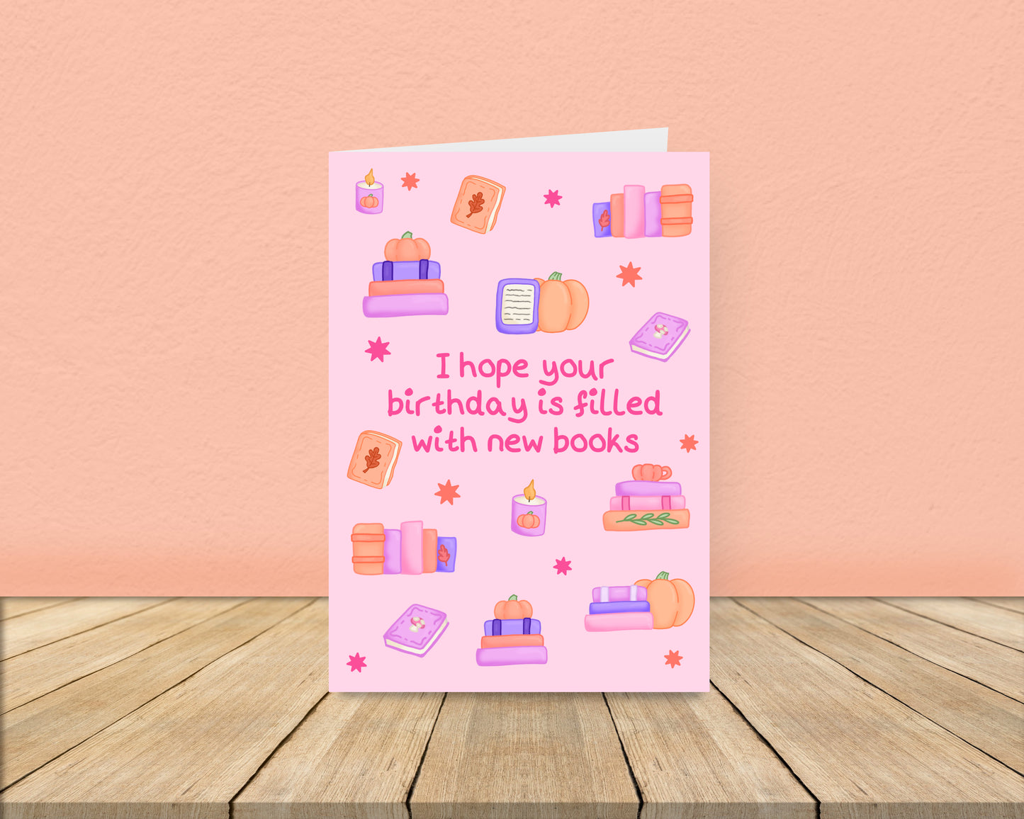 New books Autumn Nook Birthday Card