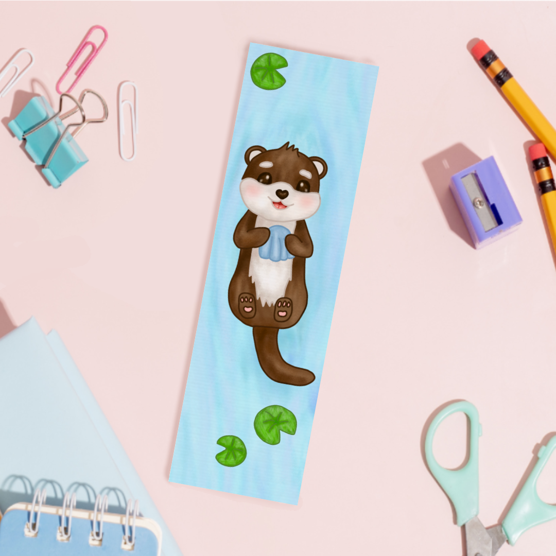 Ollie the Otter Bookmark