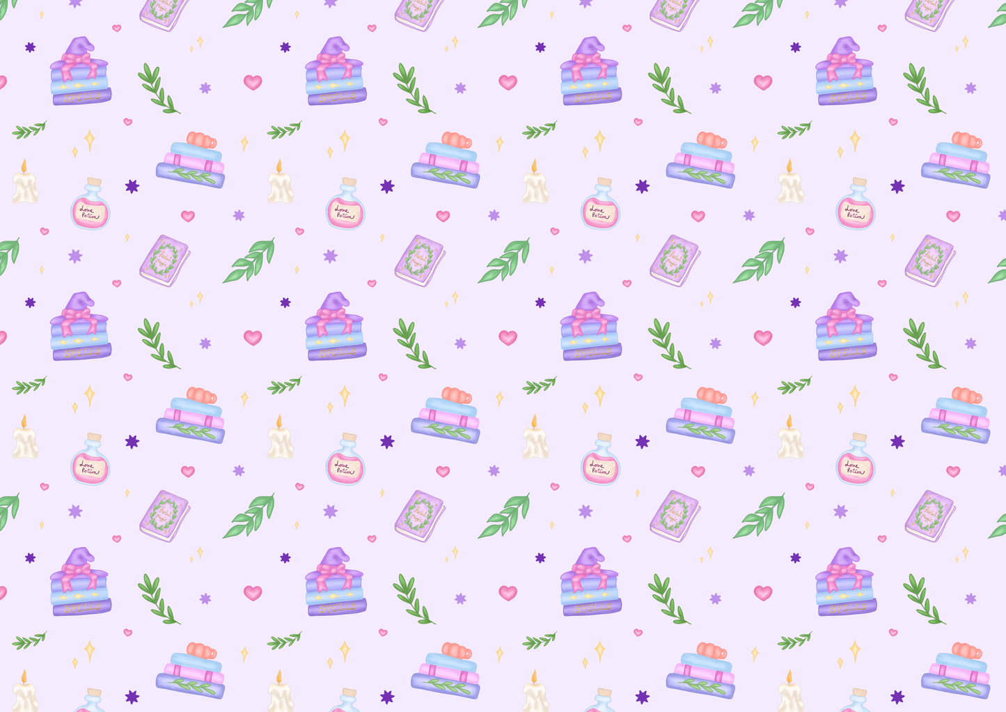 Pastel Witch Wrapping Paper