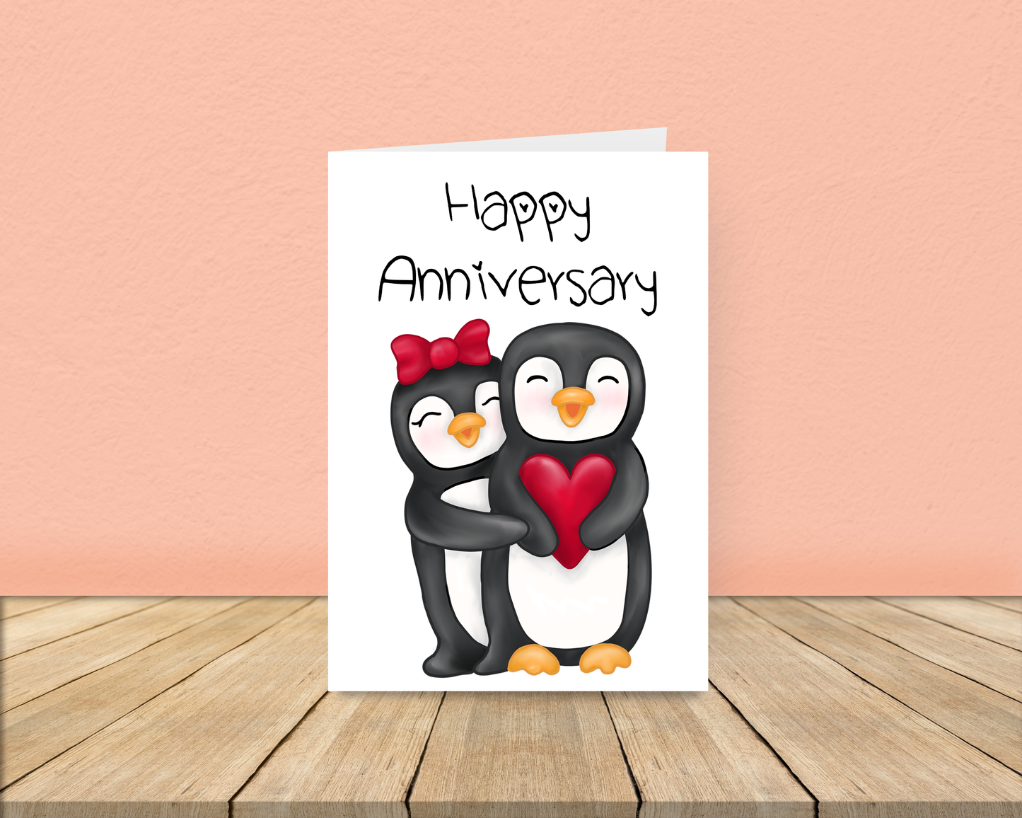 Penguin Anniversary Card