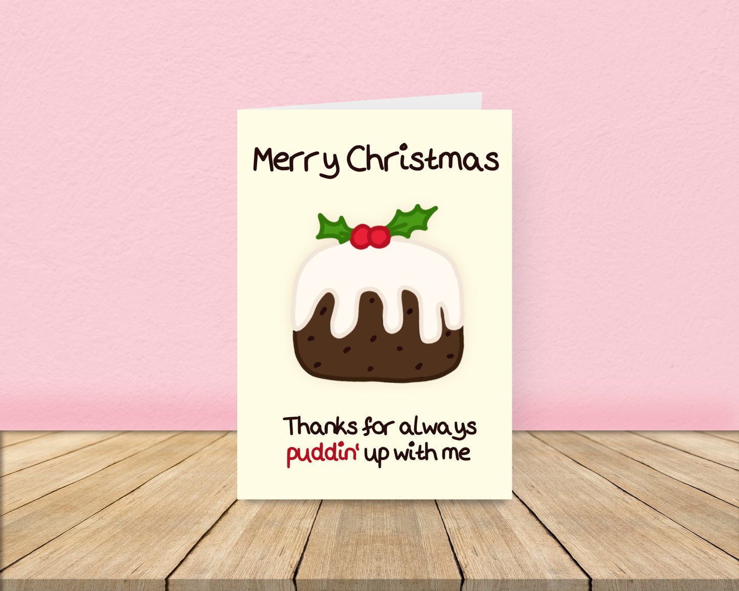 Christmas Pudding Card