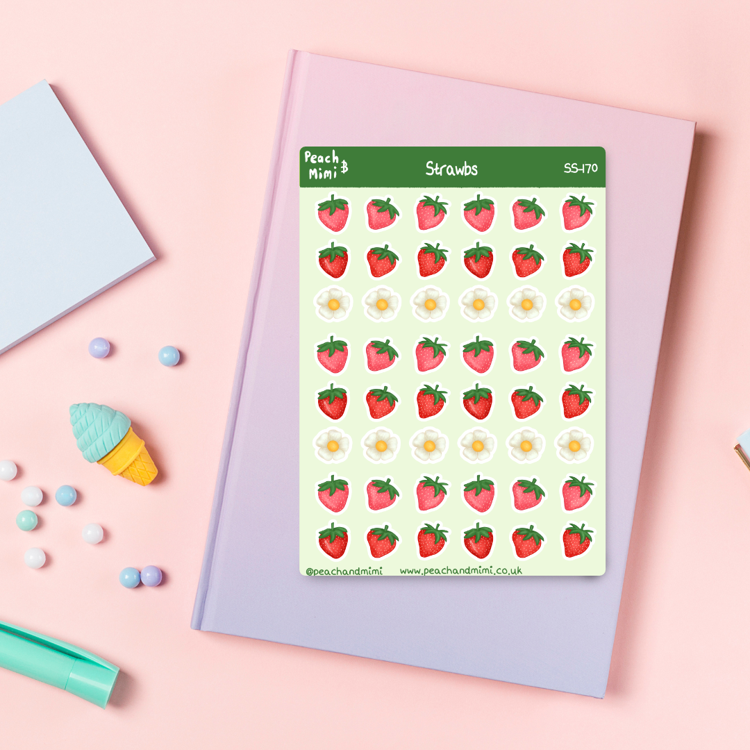 Strawbs Sticker Sheet