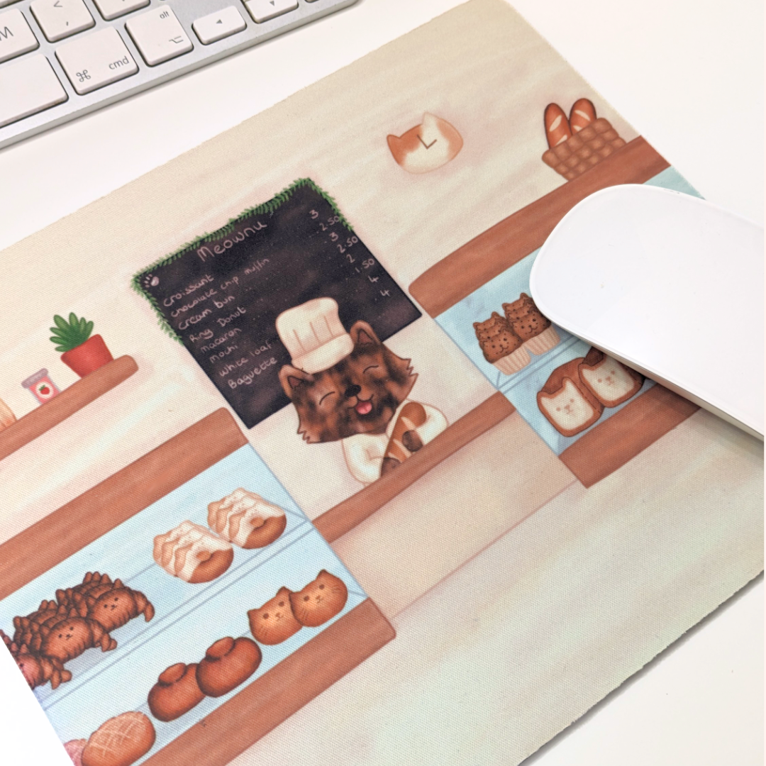 Cat Bakery Mouse Mat