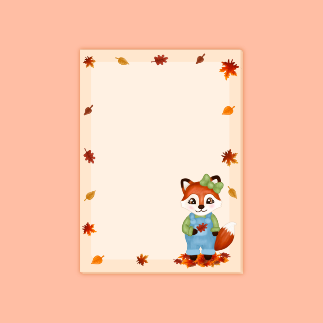 Fauna the Fox Notepad