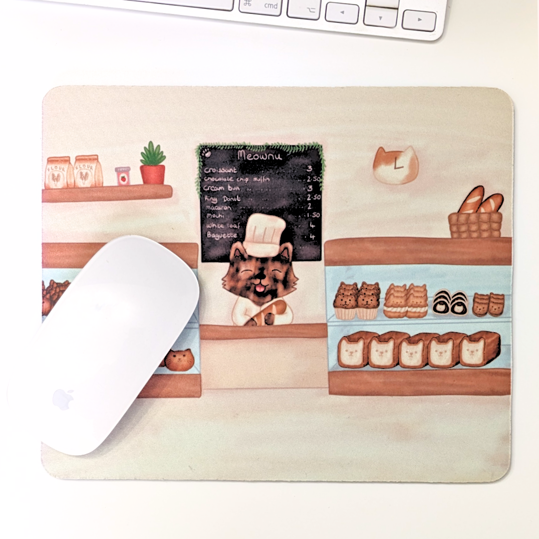 Cat Bakery Mouse Mat