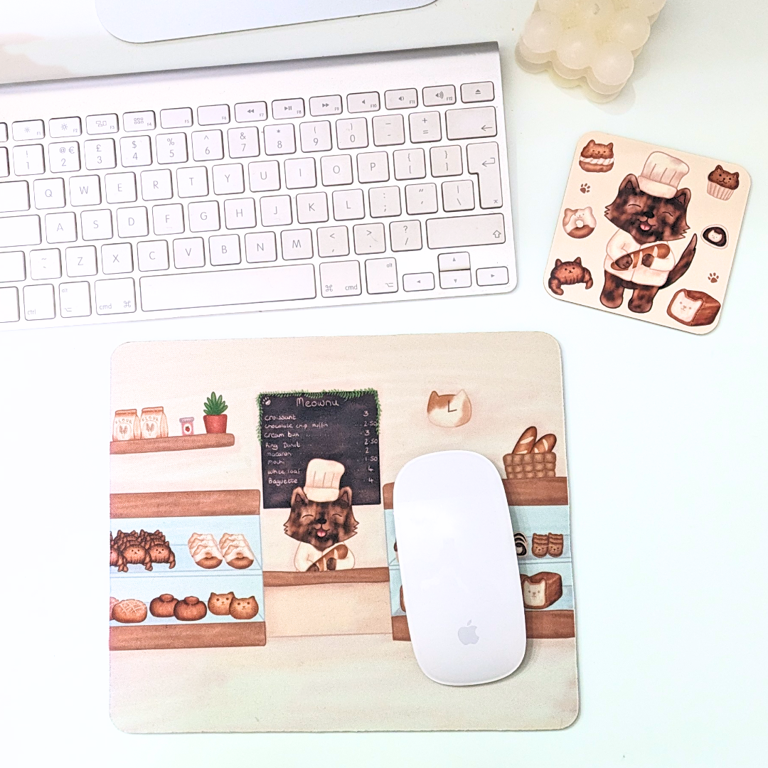 Cat Bakery Mouse Mat
