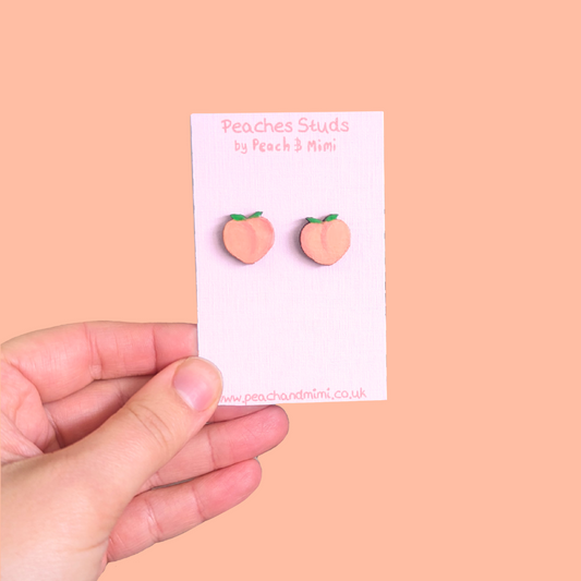 Peaches Stud Earrings