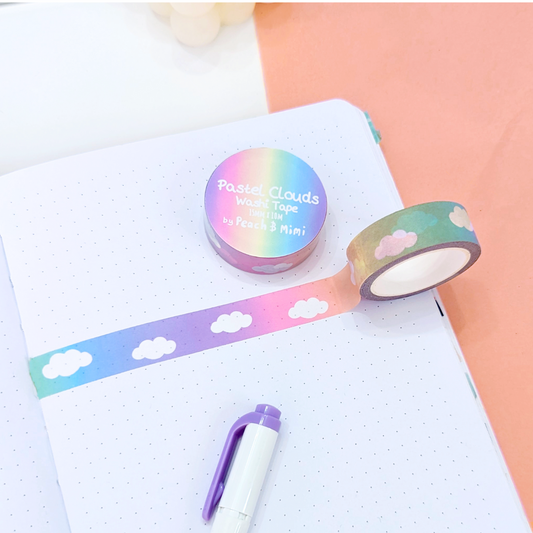 Pastel Clouds Washi