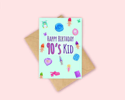 90s Kid Card A5