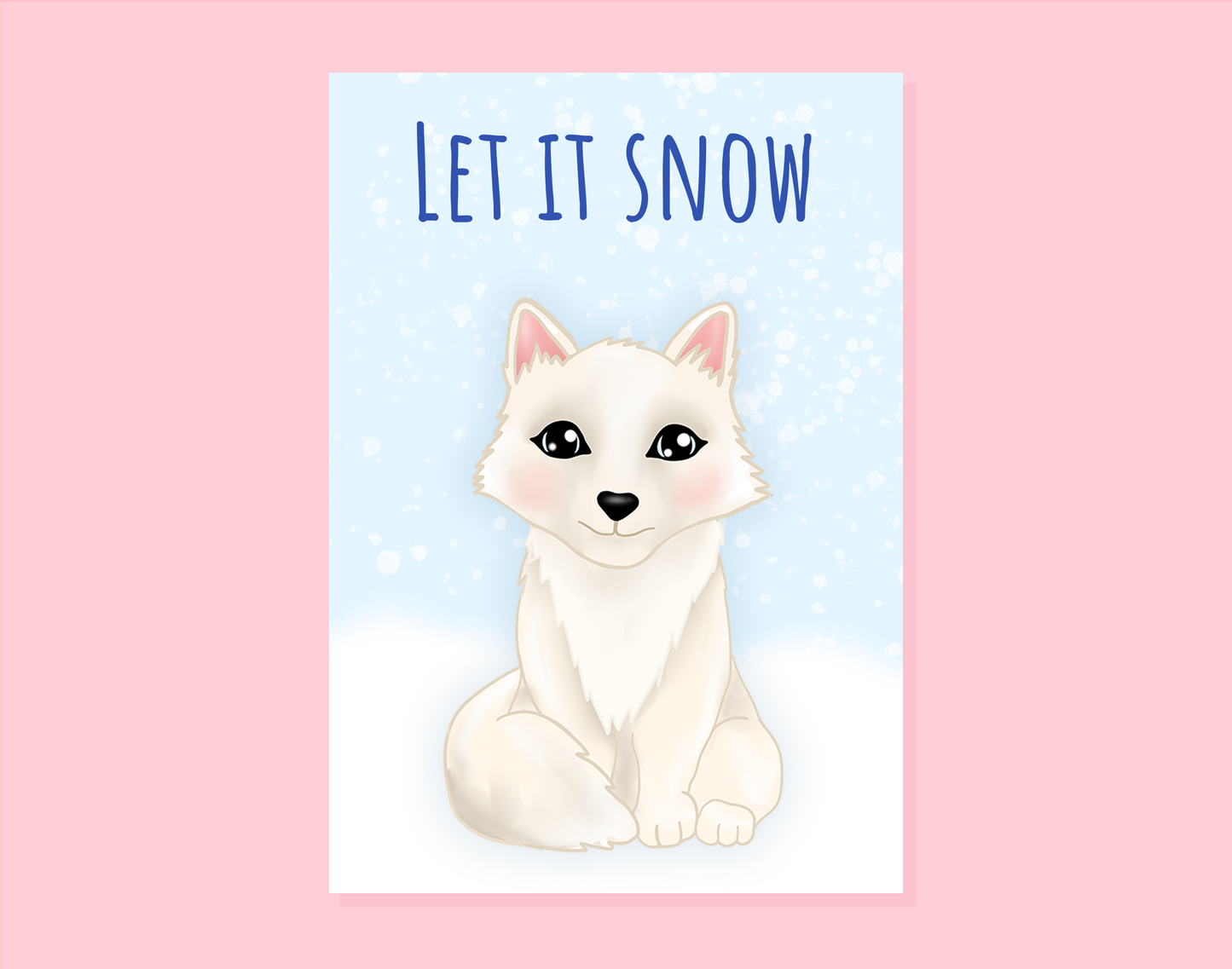 Arctic Fox Card