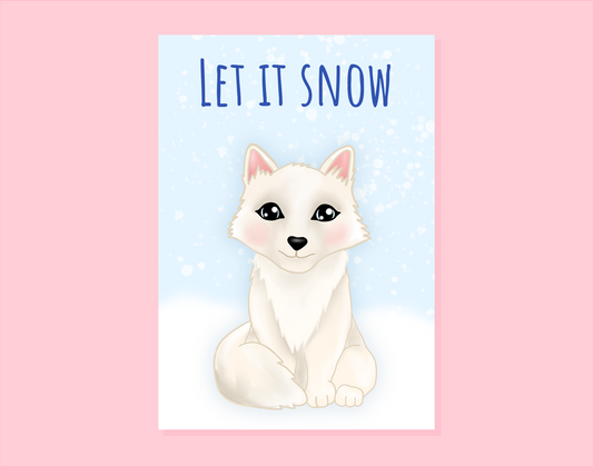 Arctic Fox Card
