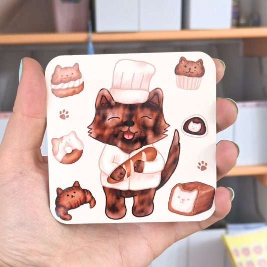 Cat Bakery Coaster