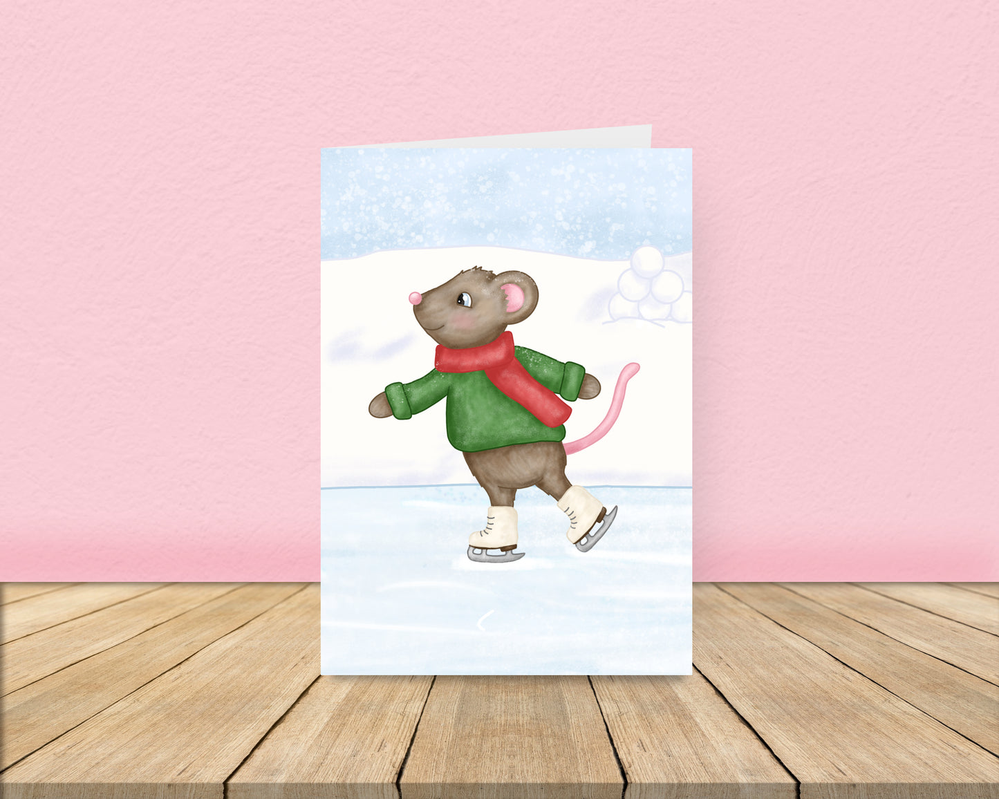 Barnaby Mouse Christmas Card