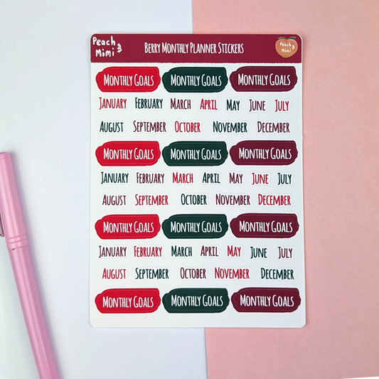 Monthly Planner Stickers