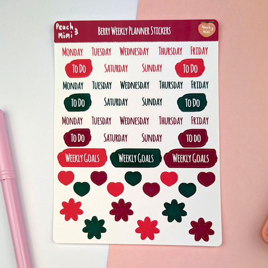 Weekly Planner Stickers