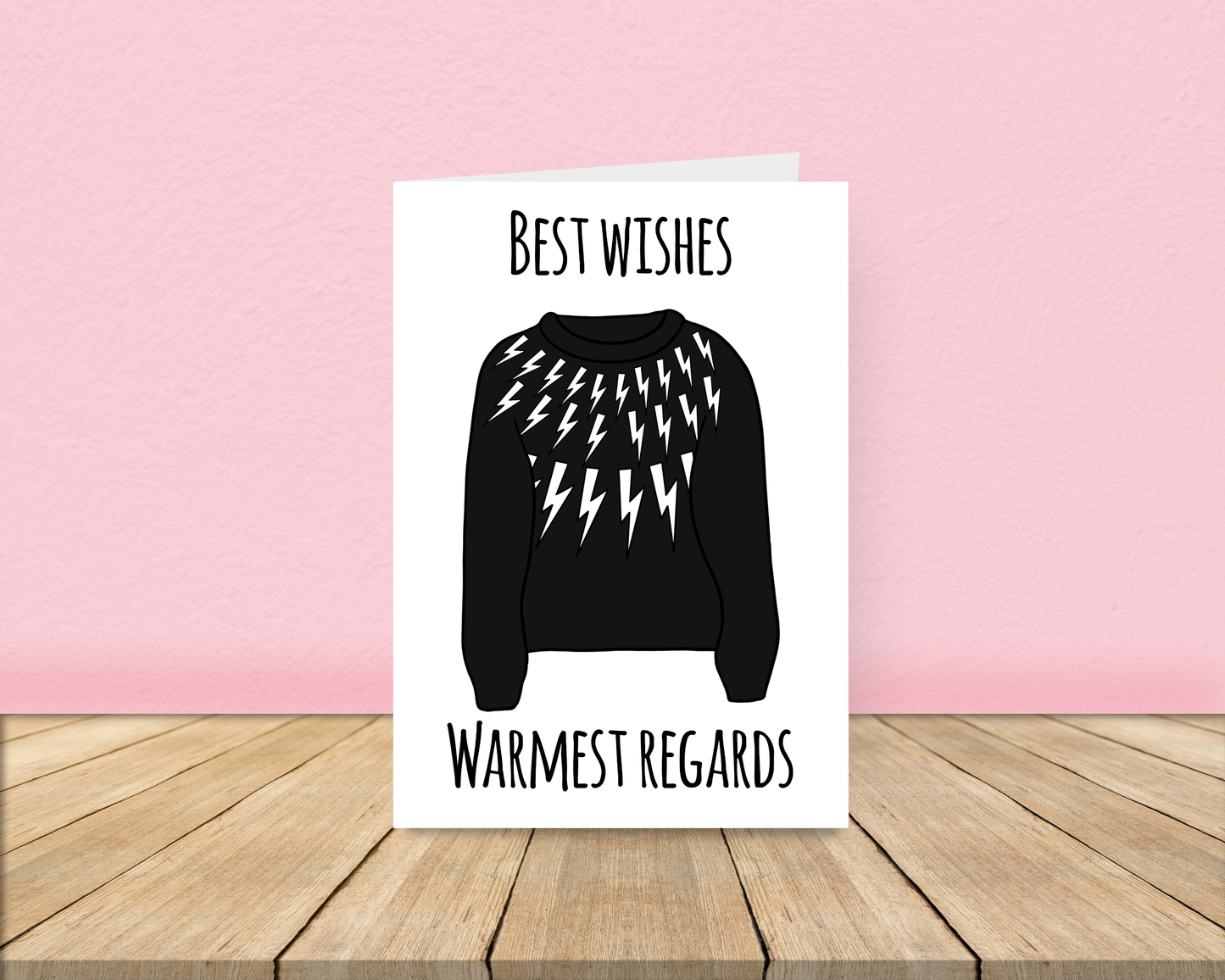 Best Wishes Card A5