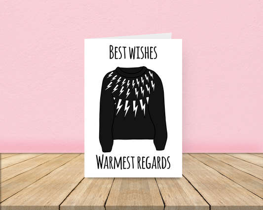 Best Wishes Card A5