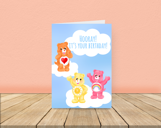 Care Bear Birthday Card