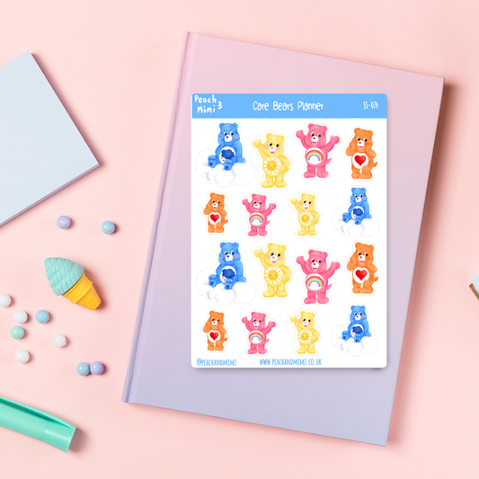 Care Bear Planner Stickers