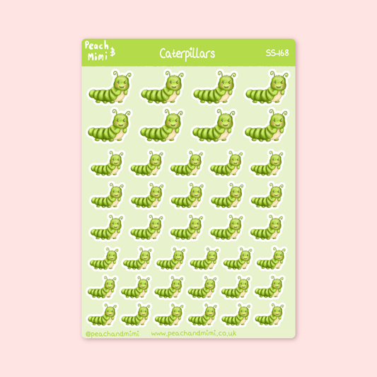 Caterpillar Sticker Sheet