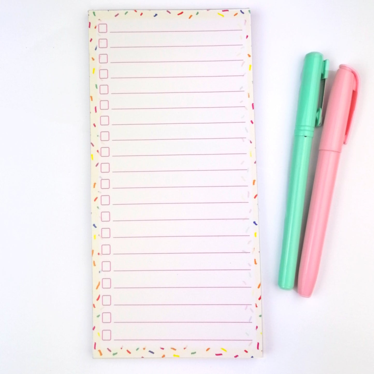 Confetti Long Lined To-Do List